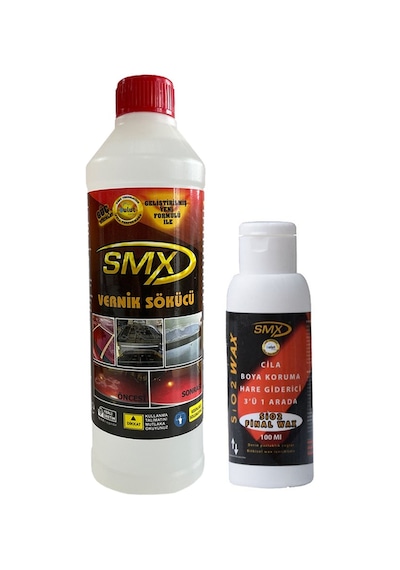 Smx Vernik Sökücü (500 Ml) +  Cila, Boya Koruma Ve Hare  3'Ü 1 Arada (100Ml)