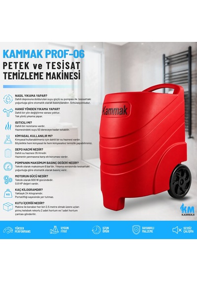 Kammak Prof-06 Petek Temizleme Makinesi