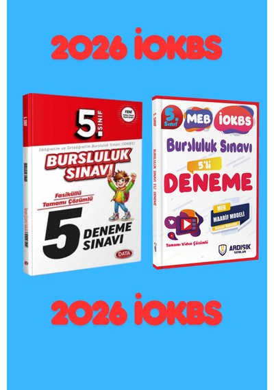 Data Yayınları 5. Sınıf Bursluluk Sınavı Deneme Sınav Seti