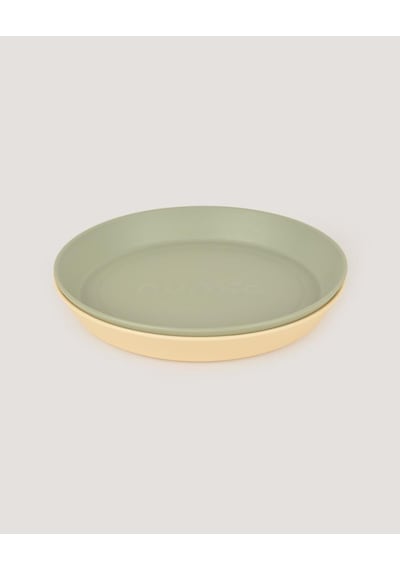 2'li Yuvarlak Tabak Sage Green-vanillia