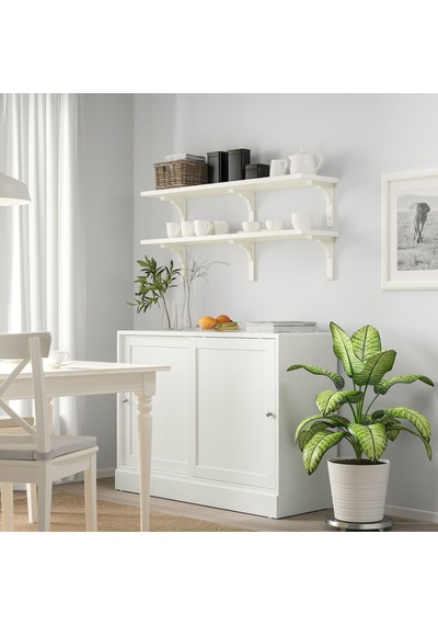 Ikea Bergshult/ramshult Duvar Rafı Kombinasyonu 120x30 Cm Beyaz