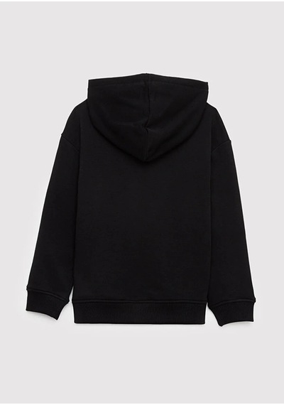 Mavi Logo Kapüşonlu Siyah Erkek Çocuk Sweatshirt M6s10199-900