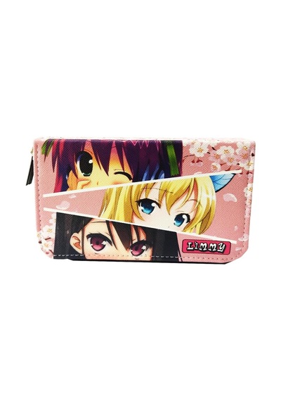 Kalem Kutusu Anime Manga K-pop Blackpink Organizer Kalemkutu Vegan Deri Üç Bölmeli Kalemlik -siyah Genel