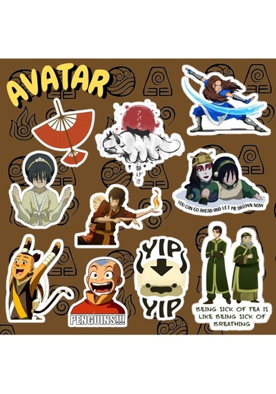 Avatar Sticker Seti Laptop Notebook Telefon Etiket Bullet Journal 1