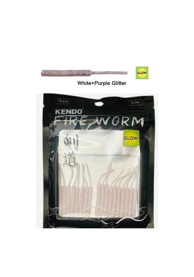 Kendo Fire Worm 5cm 18adet Lrf Silikonu Yapay Yem