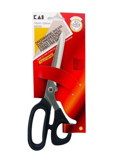 Kai N5250 Plastik Saplı Orta Boy Terzi Kumaş Kesim Makası