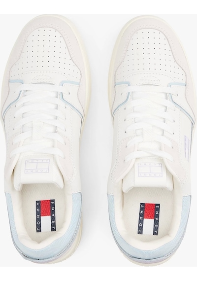 Tommy Jeans Tjw Retro Basket Sneaker Kadın Beyaz Sneaker En0en028180k9 Beyaz
