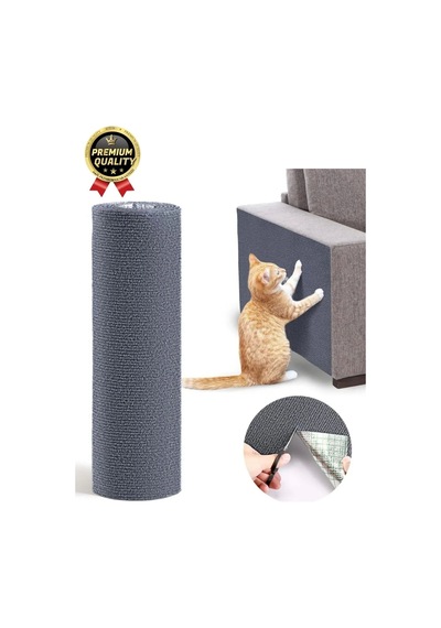 Dayanıklı Kolay Uygulanabilir Yapıştırılabilir Eşya Mobilya Koruyucu Kedi Tırmalama Matı 100 X 30 Cm