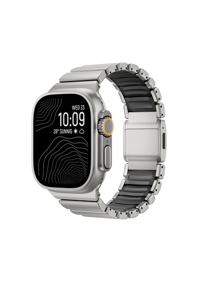 Lexroo Watch Ultra 49mm Krd-152 Titanyum Silikon Kordon - Siyah-t