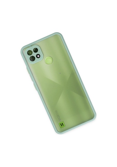 Lvsqvr Newface Realme C21 Kılıf Montreal Silikon Kapak - Turkuaz