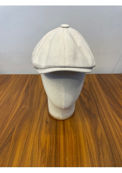 Hamze Peaky Blinders Tommy Shelby Model Keten Kasket Şapka Kemik