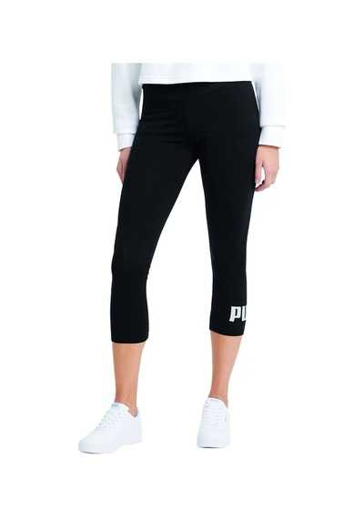 Puma Baskılı Tayt Siyah
