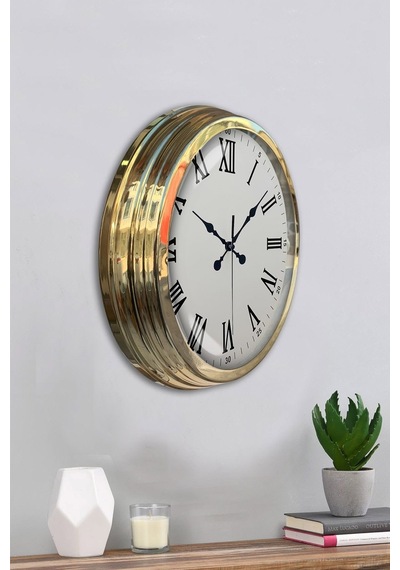 Majestic Gold 40 Cm Metal Duvar Saati