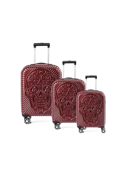 Ççs 5186 Parlak Polıkarbon 3 Lü Valiz Seti-turkuaz Turkuaz