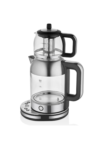 Arow TR-4318 Tea Maker Plus 2 L Elektrikli Cam Çay Makinesi