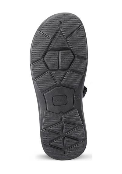 Forelli 40526 Bruce Siyah Nubuk Erkek Hakiki Deri Sandalet-siyah Siyah