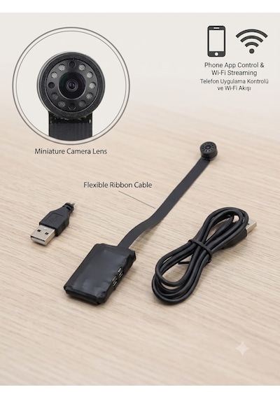 Düğme Kamera Mikro Uzaktan İzlenebilir 1080p Hd Wifi Mini Kablolusuz Kamera