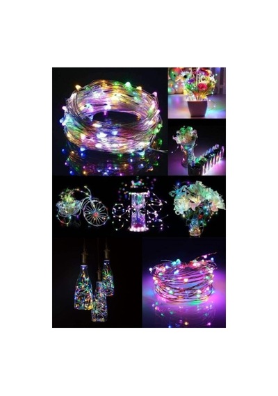 3 Metre Rgb Pilli Peri Led Pembe