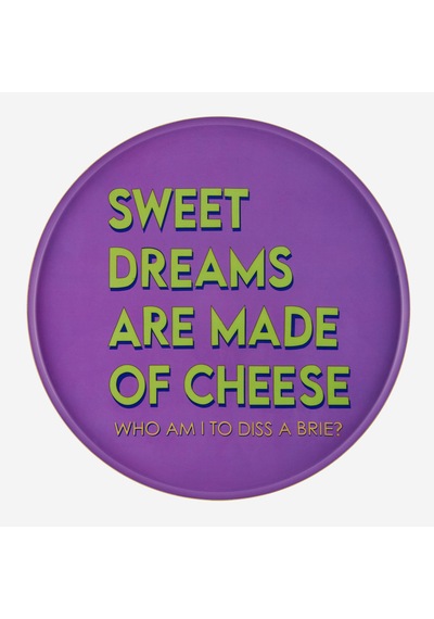 Lila Demir Sweet Dreams Tepsi 31x1x31 Cm
