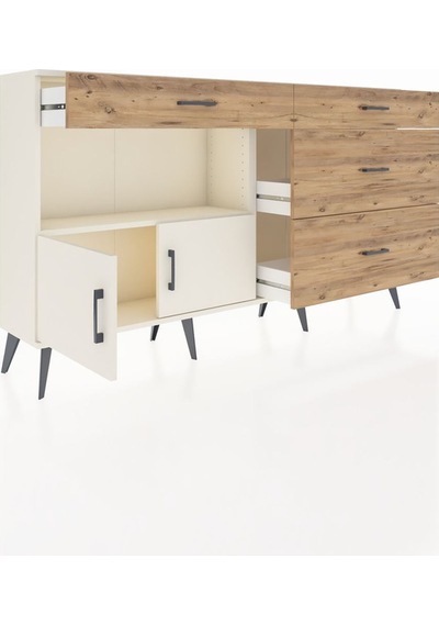 Arges Konsol Tek Raflı 4 Çekmeceli 2 Kapaklı 176x30x99 Aytaşı-ayt Aytaşı-aytaşı/çam Arges Konsol Tek Raflı 4 Çekmeceli 2 Kapaklı 176x30x99 Aytaşı-ayt Aytaşı-aytaşı/çam