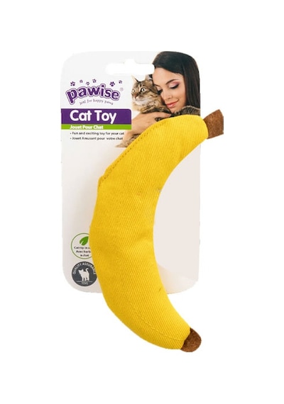Pawise Kedi Oyuncağı Kedi Otlu Ilkeshop - 82 Peluş Muz
