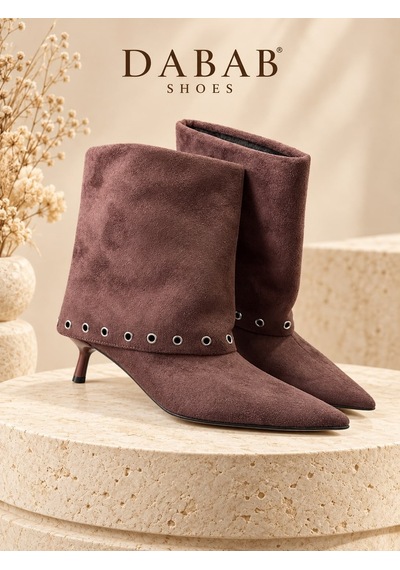 Dabab Shoes Lucıa Kadın Acı Kahve Süet Görünümlü Metal Halka Detaylı Sivri Burun 5 Cm İnce Topuklu Kısa Bot Bootie Acı Kahverengi Dabab Shoes Lucıa Kadın Acı Kahve Süet Görünümlü Metal Halka Detaylı Sivri Burun 5 Cm İnce Topuklu Kısa Bot Bootie Acı Kahverengi