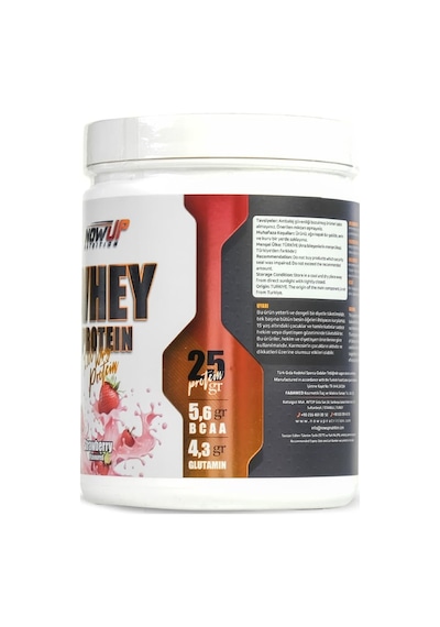 Whey Protein Çilek Aromalı 252 Gr 25g Protein Çilekli