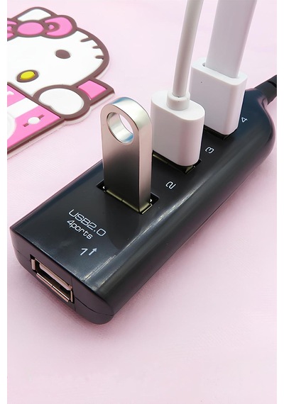 4 Port Usb Çoğaltıcı Çoklayıcı Hub Usb 2.0 Çoklama Pc Laptop Usb-kart Çoklayıcı