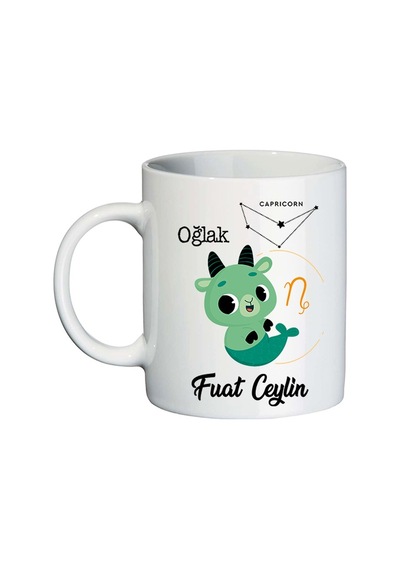 Oğlak Burcuna Hediye İsimli Kupa Bardak