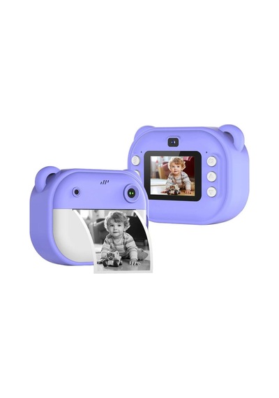 Dijital Video Kayıt Fotoğraf Çocuk Kamerası Anlık Termal Resim Kağıt Baskılı Çok Renkli