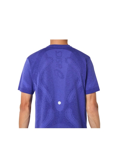 Asics Road Seamless Erkek Lacivert Koşu T-shirt 2011d355-403 Mavi