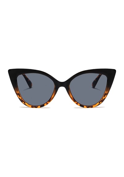 Leopar-siyah Yivara Vintage & Retro Güneş Gözlüğü Belirtilmemiş
