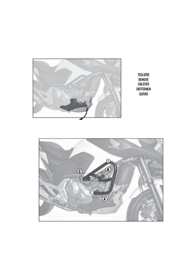 Givi Tn1111 Honda Nc 700 X-S Nc 750 X-S - Nc 750 X-S Dct 12-20 N11.555