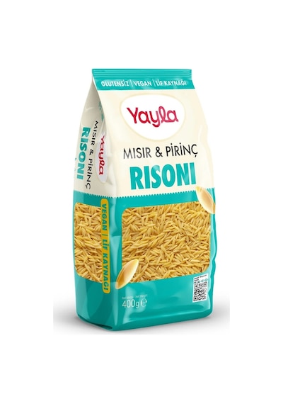 Glutensiz Mısır Ve Pirinç Risoni Makarna 400 G