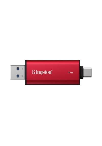 Kingston 1tb 1050/950mb/s Usb Gen 2.2 Type-c Mini Kırmızı Harici Taşınabilir Ssd Bellek Spsd/1tb
