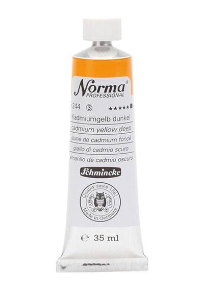 Schmincke Norma Profesyonel Yağlı Boya 35 ML 244 Cadmium Yellow Deep