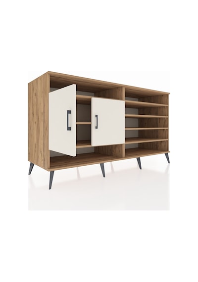 Kronos Konsol 7 Raflı 2 Kapaklı 176x59x99 Çam-aytaşı/çam Çam-aytaşı/çam