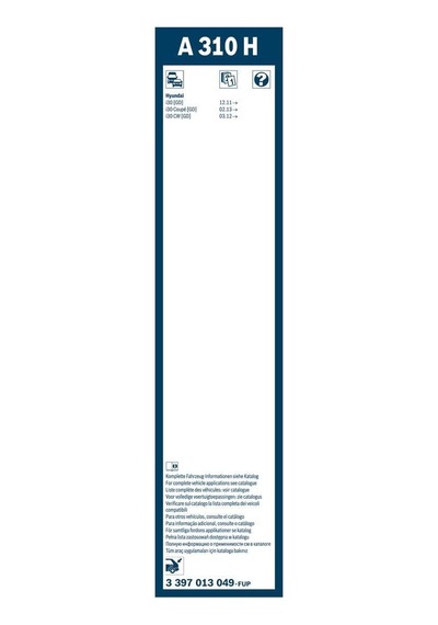 Arka Cam Sileceği - 330 Mm Hyundaı İ30 2011-2021 Gd A310h