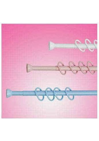 Zethome Banyo Duş Perde Borusu 120cm-210cm Mavi