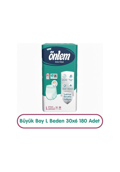 Önlem Emici Külot L Beden 30x6 180 Adet L