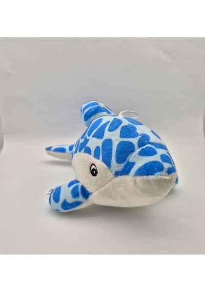 Sevimli Peluş Yunus Balığı 25 Cm Oyuncak Uyku Arkadaşı Hediyelik Dekorasyon Mavi