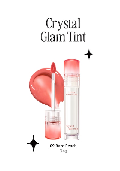 Clio Crystal Glam Tint 09 Bare Peach 09