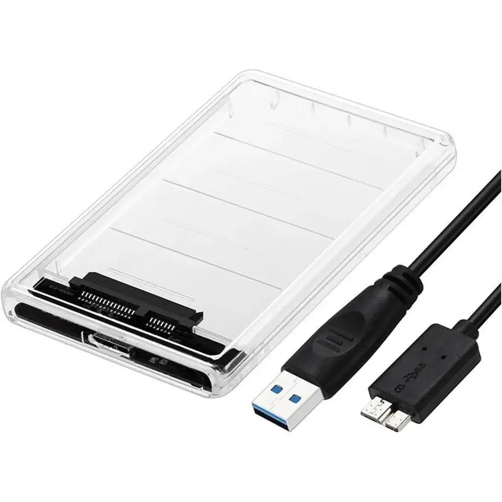 Molix Mx-2425 Usb 3.0 Şeffaf 2.5" Sata Harici Harddisk Kutusu - Aletsiz Kurulum Destekli Hdd/ssd Muhafazası