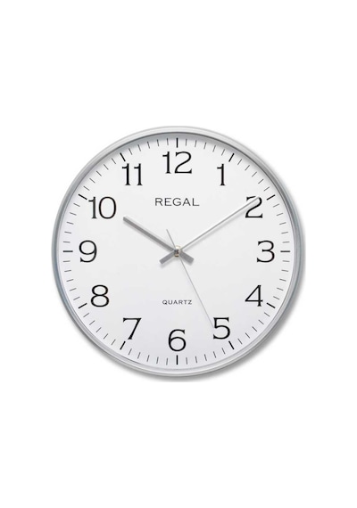 Regal 0250 Sw Ince Çerçeve Slim Duvar Saati (485485512)
