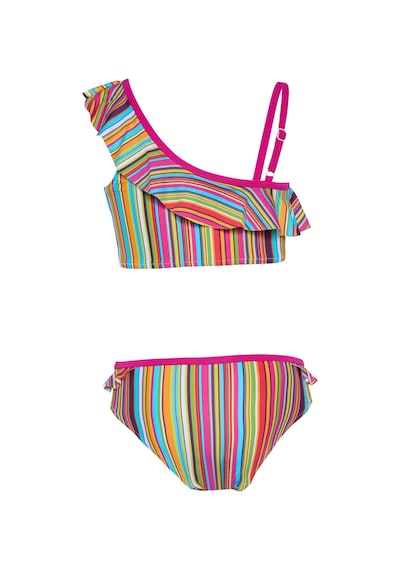 Toosalty Kız Çocuk Çok Renkli Çizgili Fuşya Biyeli Bikini Takımı 25sg001st Çok Renkli Toosalty Kız Çocuk Çok Renkli Çizgili Fuşya Biyeli Bikini Takımı 25sg001st Çok Renkli