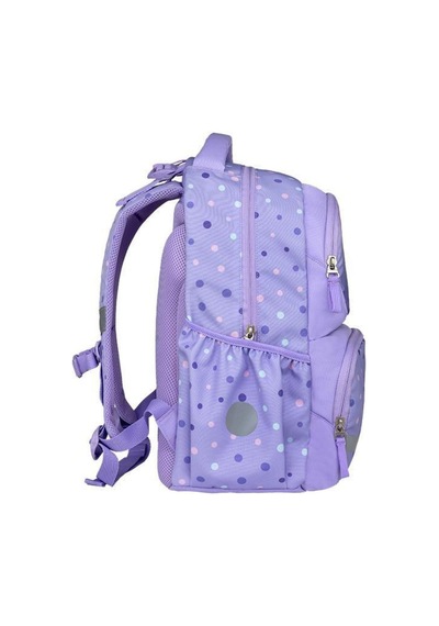 Belmil Purple Dots Ergonomik Okul Çantası 338-36 Açık Mor