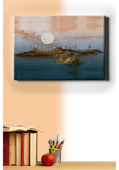 Webstyle Sayılarla Boyama Seti Kasnaklı Istanbul Panaroması 60 X 75 Cm