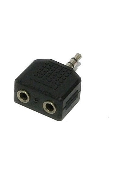 35Mm Audio Stereo Erkek + DişiDişi Adaptör Fiş