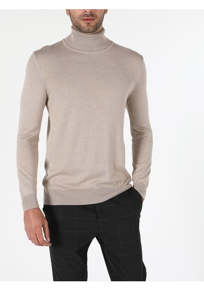 Colin's Slim Fit Balikci Erkek Bej Kazak CL1023624_q1.v2_BME