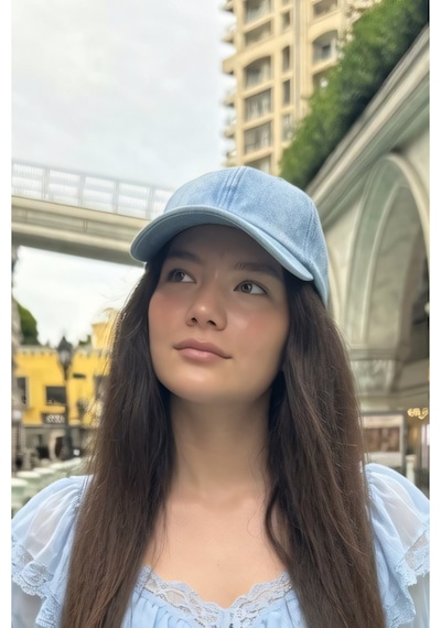 Mollycrush Lüks Klasik Kot Şapka Outdoor Kamp Seyahat Mavi Unisex Denim Kep Koyu Mavi